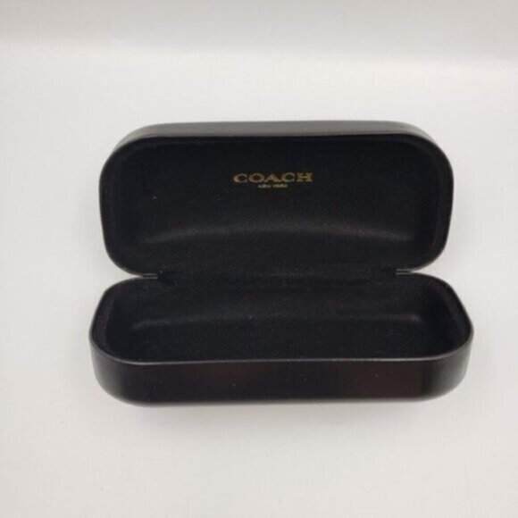 Coach Sunglass Case Black Gold Classic Quiet Luxury - Picture 12 of 15